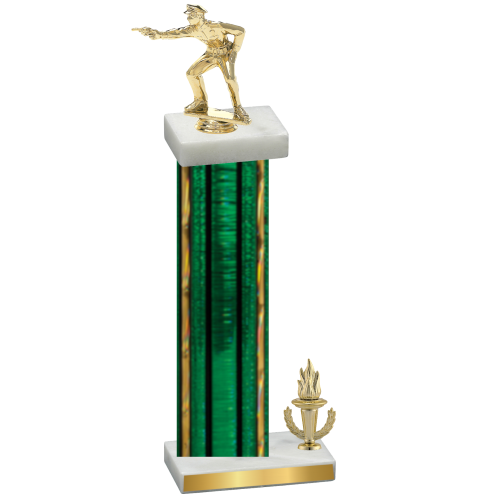 Accented Single Green Glacier Victory Shooter Trophy