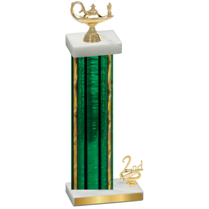 Accented Single Green Glacier Second Place Academics Trophy