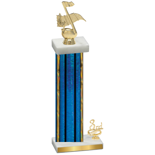 Accented Single Blue Glacier Third Place Music Trophy