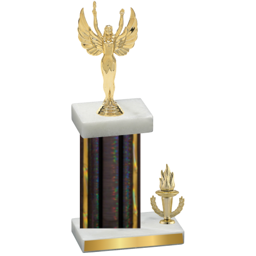 Accented Single Black Glacier Victory Victory Trophy