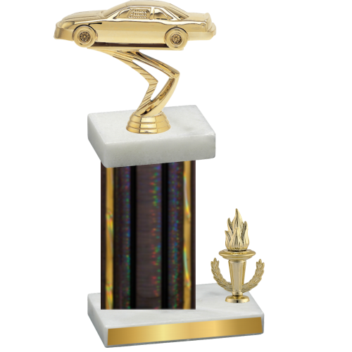 Accented Single Black Glacier Victory Cars Trophy