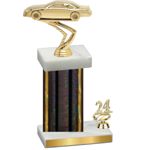 Accented Single Black Glacier Year Cars Trophy