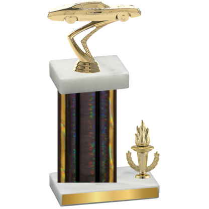 Accented Single Black Glacier Victory Cars Trophy