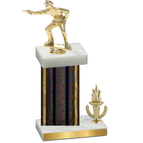 Accented Single Black Glacier Victory Shooter Trophy