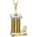 Accented Single Gold Glacier Year Victory Trophy