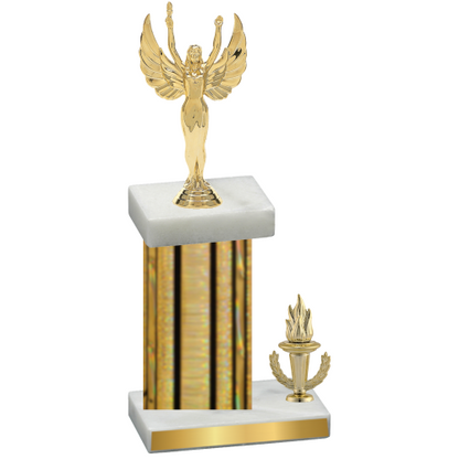 Accented Single Gold Glacier Victory Victory Trophy