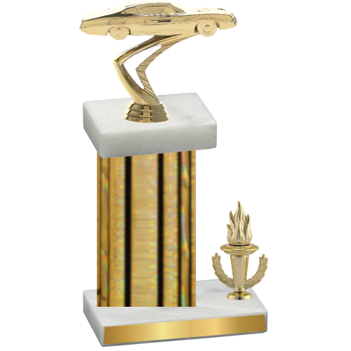 Accented Single Gold Glacier Victory Cars Trophy