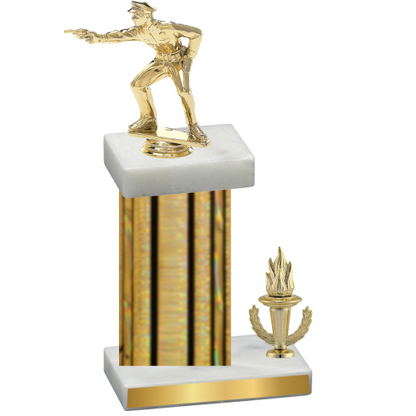 Accented Single Gold Glacier Victory Shooter Trophy