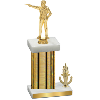 Accented Single Gold Glacier Victory Shooter Trophy