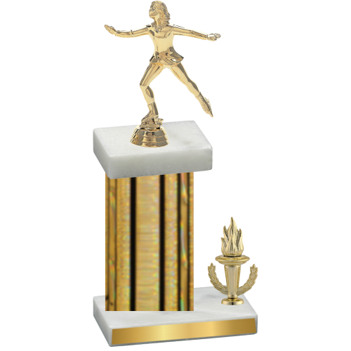 Accented Single Gold Glacier Victory Skater Trophy