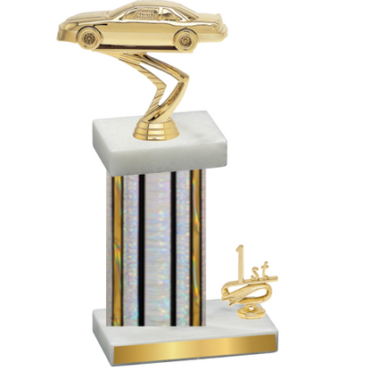 Accented Single Silver Glacier First Place Cars Trophy