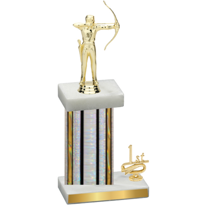 Accented Single Silver Glacier First Place Archery Trophy