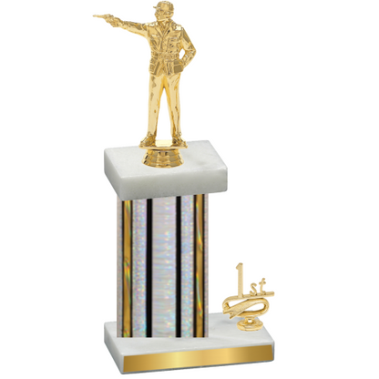 Accented Single Silver Glacier First Place Shooter Trophy