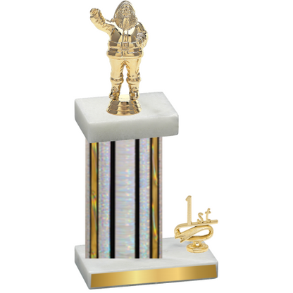 Accented Single Silver Glacier First Place Holiday Trophy