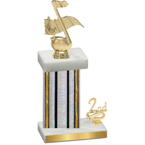 Accented Single Silver Glacier Second Place Music Trophy