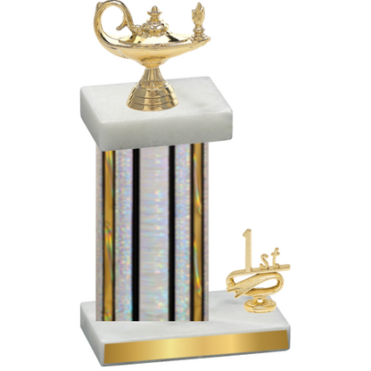 Accented Single Silver Glacier First Place Academics Trophy