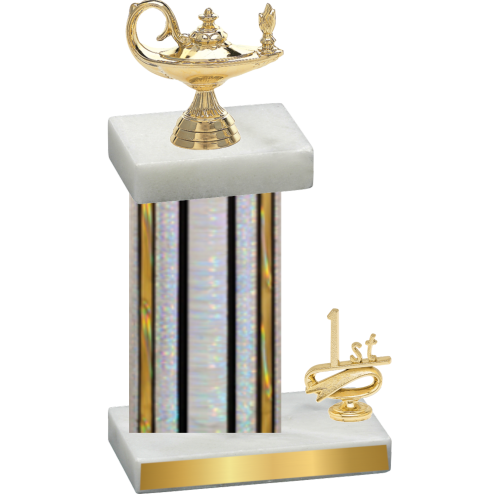 Accented Single Silver Glacier First Place Academics Trophy