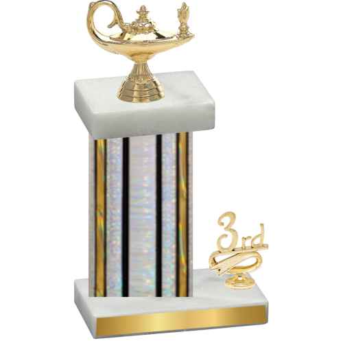 Accented Single Silver Glacier Third Place Academics Trophy