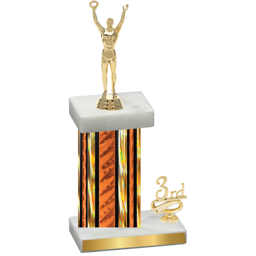 Accented Single Orange Glacier Third Place Victory Trophy