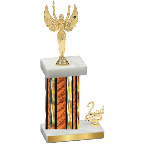 Accented Single Orange Glacier Second Place Victory Trophy