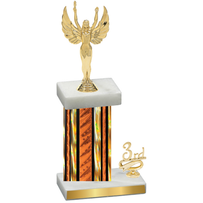 Accented Single Orange Glacier Third Place Victory Trophy