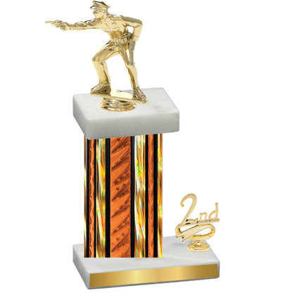 Accented Single Orange Glacier Second Place Shooter Trophy