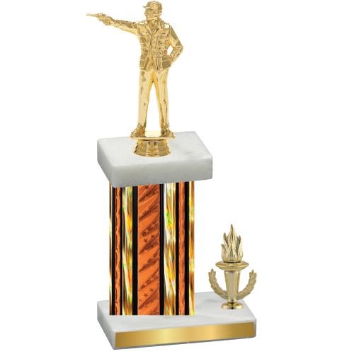 Accented Single Orange Glacier Victory Shooter Trophy