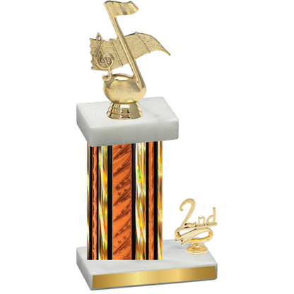 Accented Single Orange Glacier Second Place Music Trophy