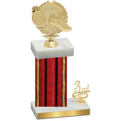 Accented Single Red Glacier Third Place Running Trophy