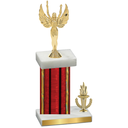 Accented Single Red Glacier Victory Victory Trophy