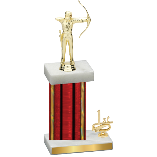 Accented Single Red Glacier First Place Archery Trophy