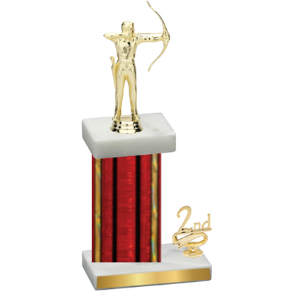 Accented Single Red Glacier Second Place Archery Trophy