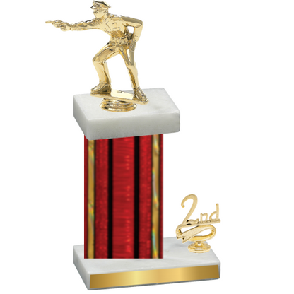 Accented Single Red Glacier Second Place Shooter Trophy