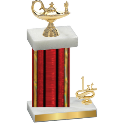 Accented Single Red Glacier First Place Academics Trophy