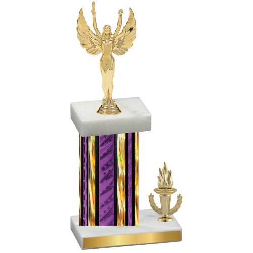 Accented Single Purple Glacier Victory Victory Trophy