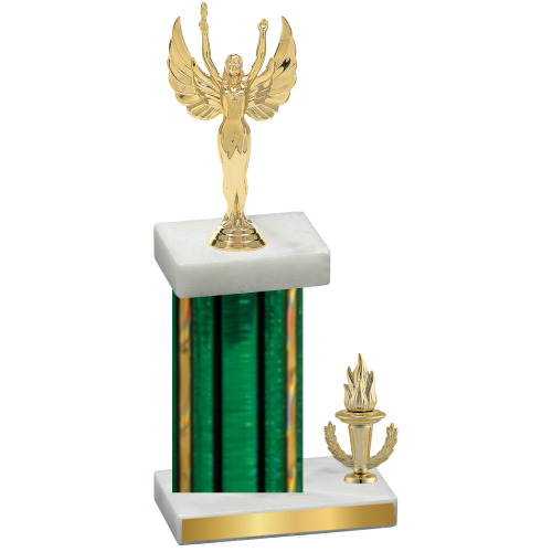Accented Single Green Glacier Victory Victory Trophy