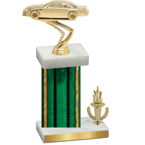 Accented Single Green Glacier Victory Cars Trophy