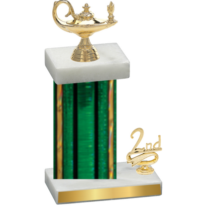 Accented Single Green Glacier Second Place Academics Trophy