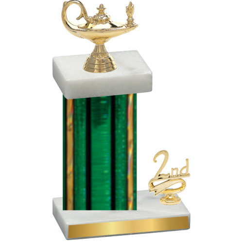 Accented Single Green Glacier Second Place Academics Trophy