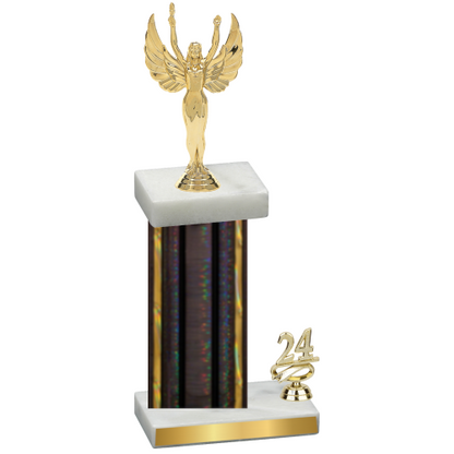 Accented Single Black Glacier Year Victory Trophy