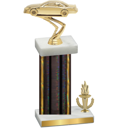 Accented Single Black Glacier Victory Cars Trophy