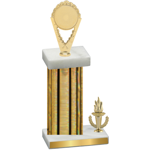 Accented Single Gold Glacier Victory Insert Trophy