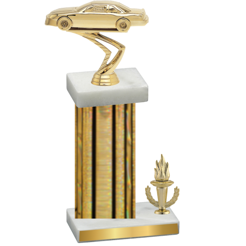 Accented Single Gold Glacier Victory Cars Trophy