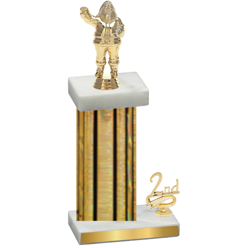 Accented Single Gold Glacier Second Place Holiday Trophy