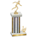Accented Single Silver Glacier Third Place Running Trophy
