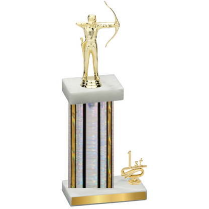 Accented Single Silver Glacier First Place Archery Trophy