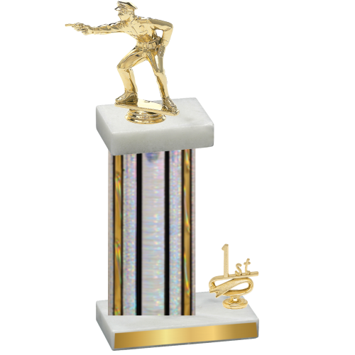 Accented Single Silver Glacier First Place Shooter Trophy