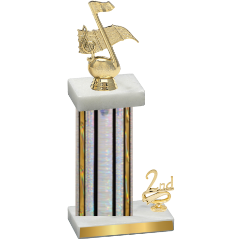 Accented Single Silver Glacier Second Place Music Trophy