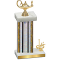 Accented Single Silver Glacier First Place Academics Trophy