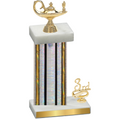 Accented Single Silver Glacier Third Place Academics Trophy